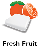 Nicorette Fresh Fruit Flavoured Gum logo