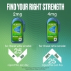 Nicorette Nicotine Lozenge, Mint Flavour in 2mg and 4mg with Statement "Find Your Right Strength"