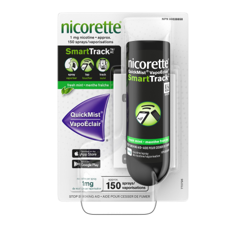 NICORETTE® QuickMist® SmartTrack™ Nicotine Mouth Spray